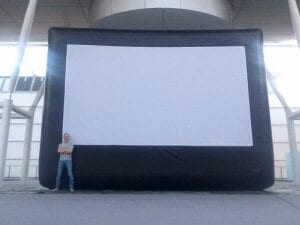 big screen cinema inflatable 